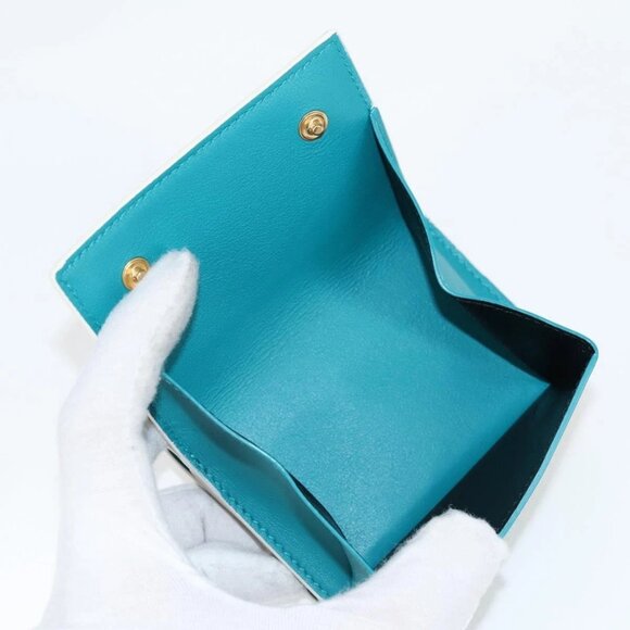 SAINT LAURENT Compact Wallet Leather Multicolor - Picture 7 of 15